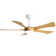 52 Inch Modern Ceiling Fan With 22W LED Light And Remote Control 5 ABS Blades For Living Room