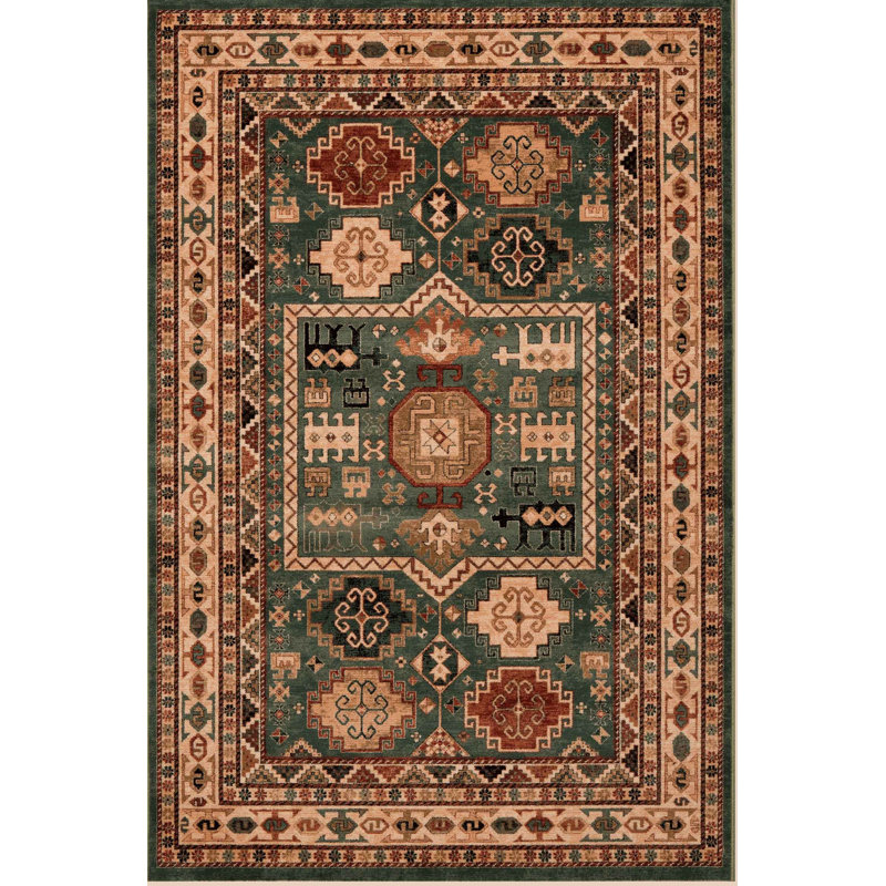 Abbeville Oriental Wool Area Rug, Rectangle 160 x 240cm