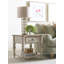 Table de bout en bois massif avec rangement Kempston