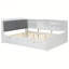 Lit plateforme en bois avec lit gigogne, tablettes et tête de lit-1275397111-1275397110