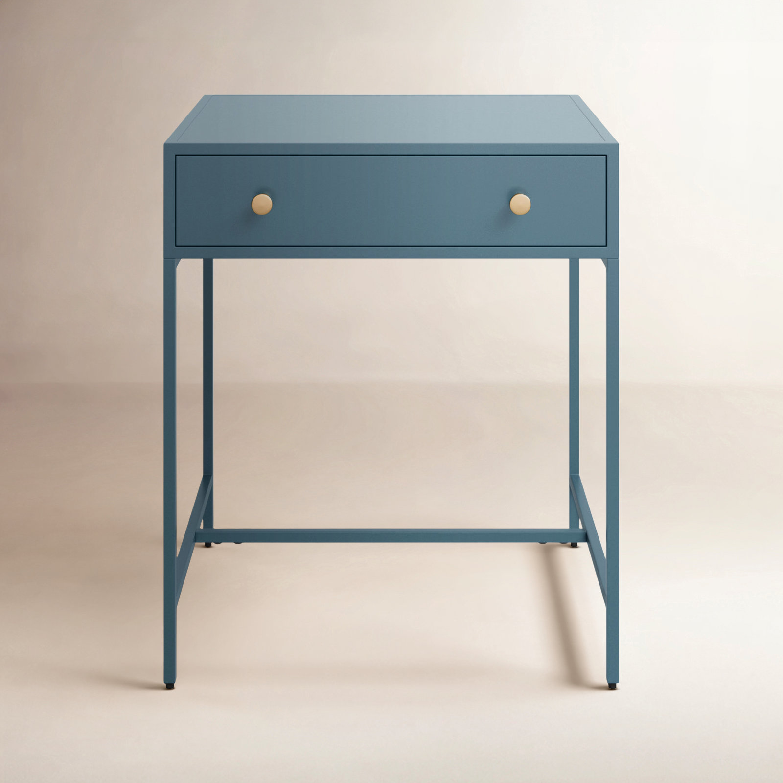 Walee 1-Drawer Nightstand, Blue