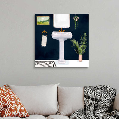 " Boho Bath Sinks I " Painting