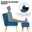 Fauteuil de chambre avec repose-pieds Abarca-1256869834