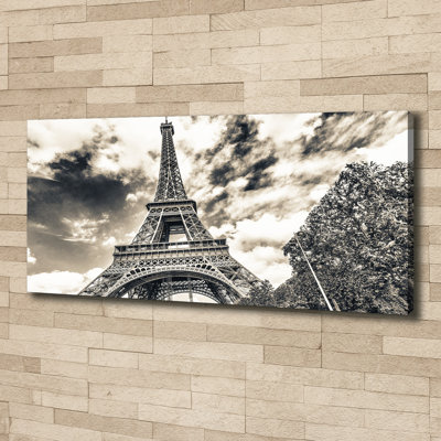 Eiffel Tower Paris - Wrapped Canvas Print