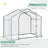 Outsunny 6' X 3' X 5' Portable Walk-In Greenhouse