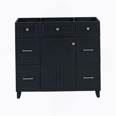 Meuble-lavabo 36 po - Noir (lavabo non inclus)