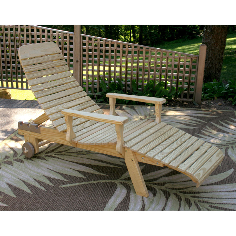 Chaise longue longue simple