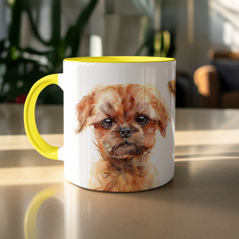 Mug, 1, Yellow