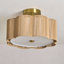 Plafonnier semi-encastré en tissu 3 lumières Tekamah-2128116799