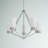 Jaydiel 5 - Light Dimmable Geometric Chandelier-1319922597