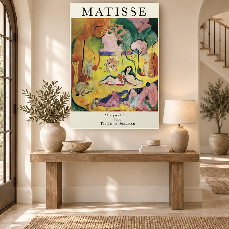 «Yellow Fauvist Matisse», exposition sur toile, H 30 po x l 20 po