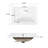 24'' Single Bathroom Vanity With Ceramic Top-1182774024