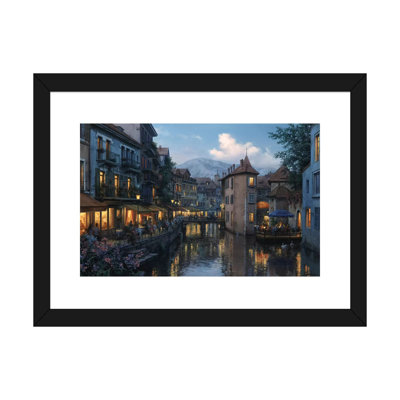 «Evening In Annécy», reproduction de photo