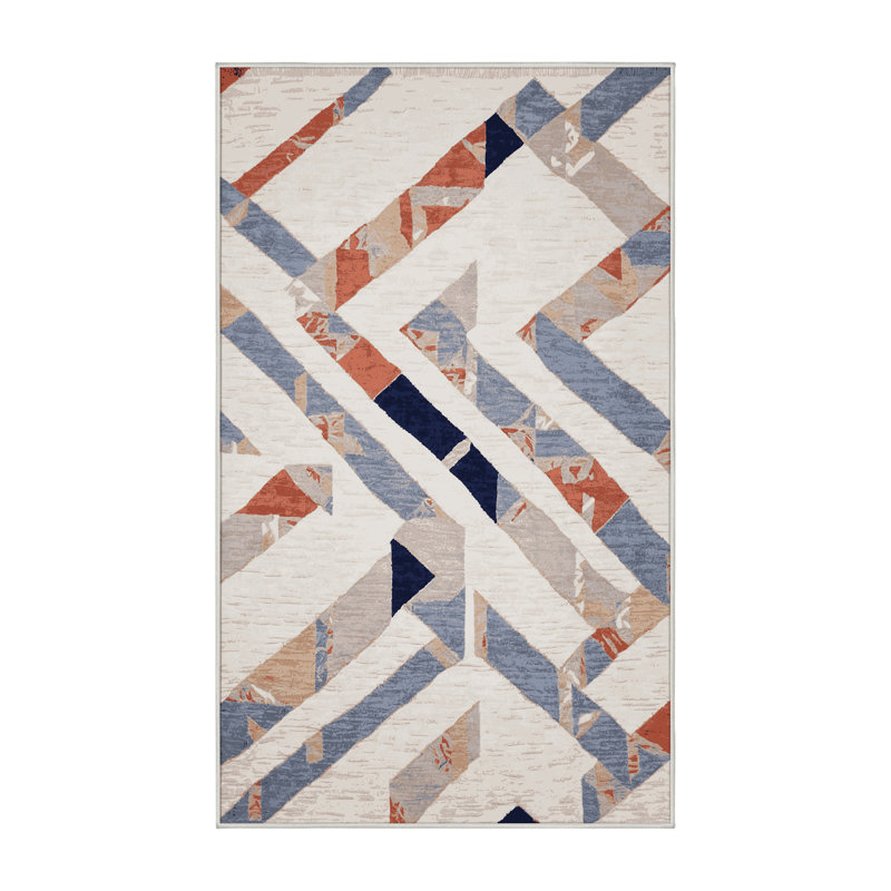 Tapis Tameyah avec envers antidérapant, Rectangle 5 pi x 7 pi
