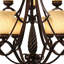 Lustre à plusieurs niveaux Rosalinda