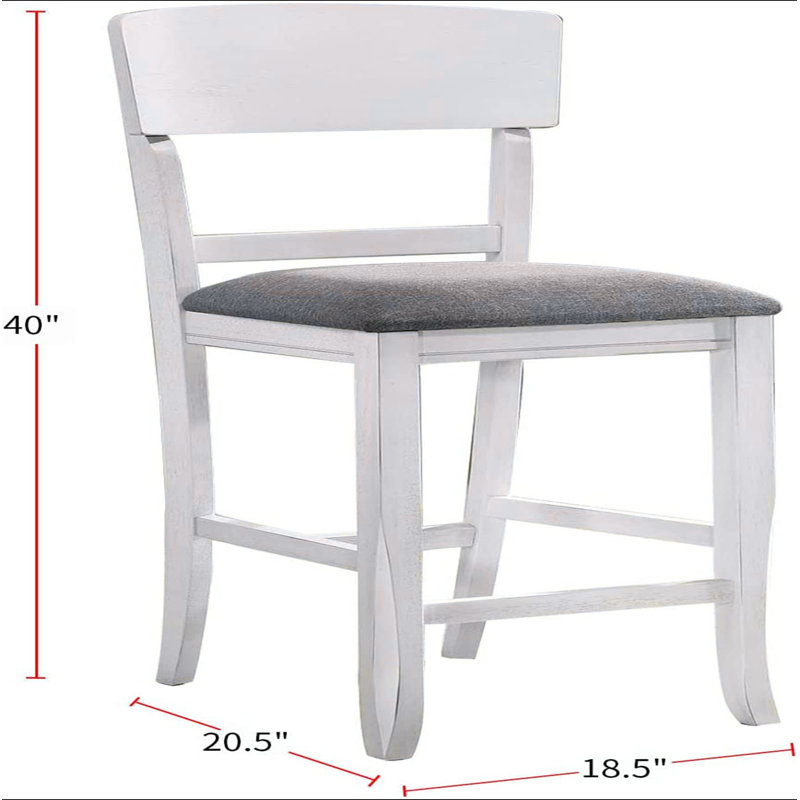 Ensemble de 2 chaises contemporaines à hauteur de comptoir pour salle à manger contemporaine