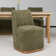 33.5" Dining Chair With Wheels（Set of 2）