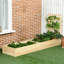 Ensemble d'extension de jardin surélevé avec treillis