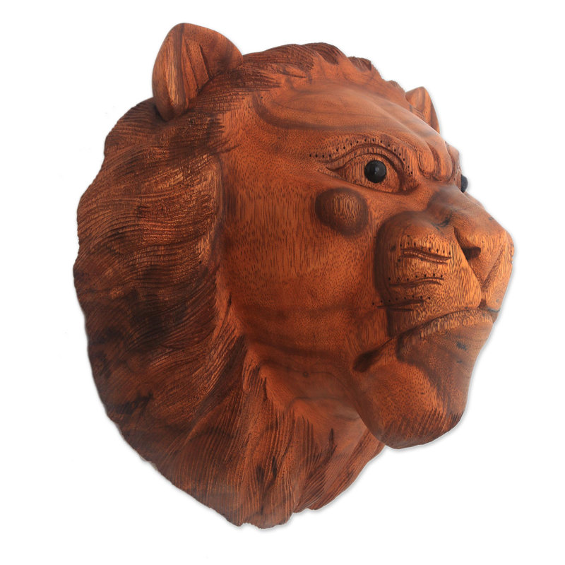 Masque de lion pensif