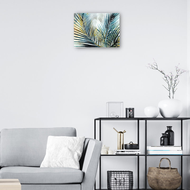 «Palm Colors II» par Sandy Doonan, reproduction d'art sur toile, H 11 po x l 14 po