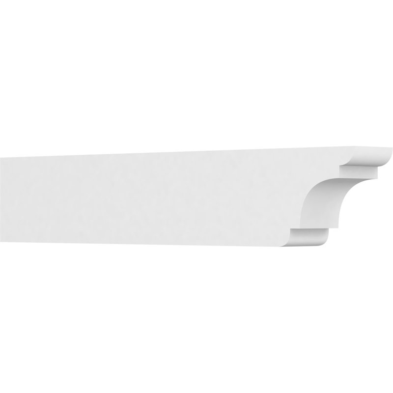 Queue de chevron standard en PVC de qualité architecturale New Brighton, H 8 po x L 5 po x P 42 po