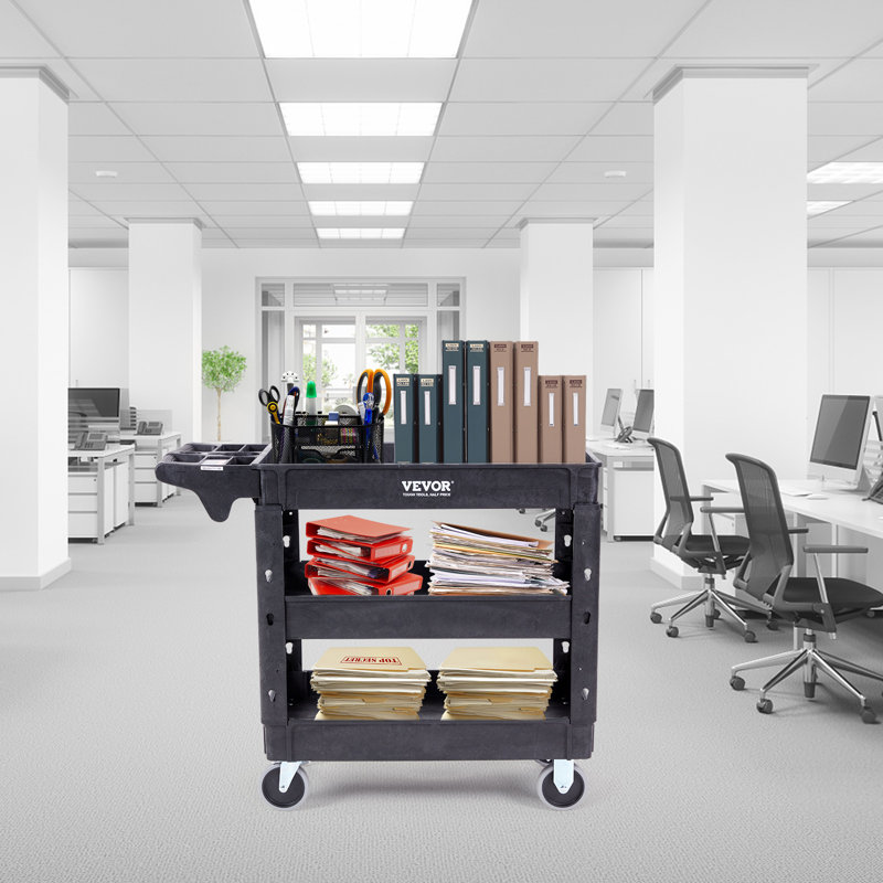 33.74'' H x 40.7'' W Utility Cart with Wheels