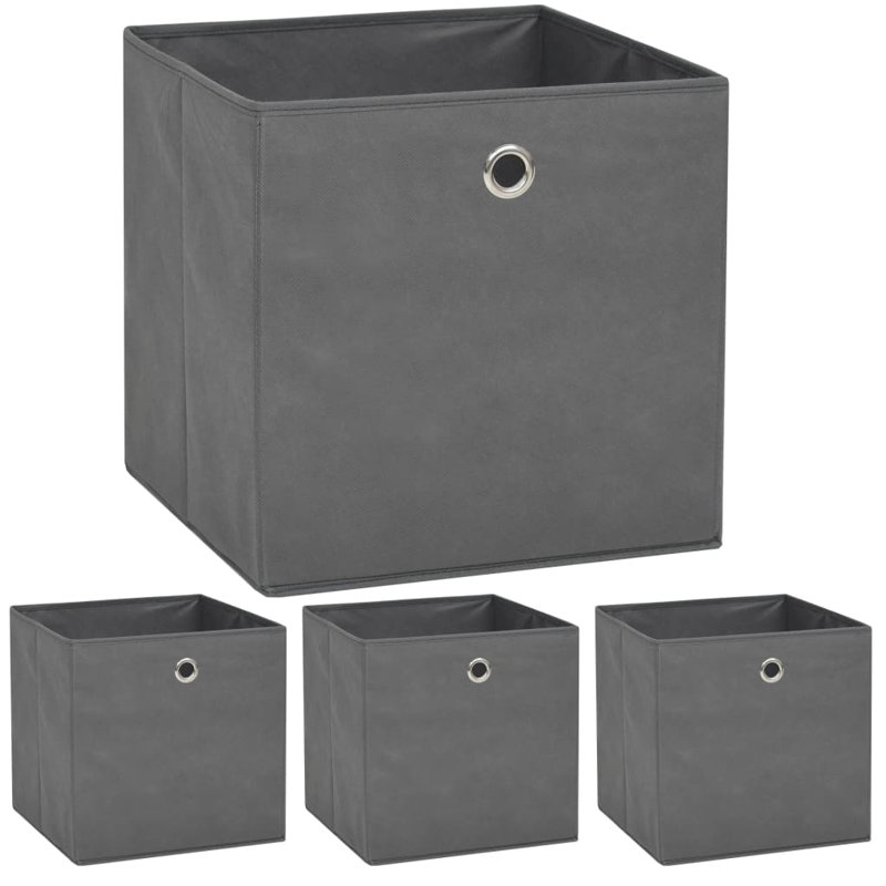 Latitude Run® Fabric Bin, Gray