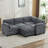 5 - Piece Reversible Modular Corner Sectional With Ottoman-1409123911