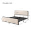 Lit plateforme tapissier