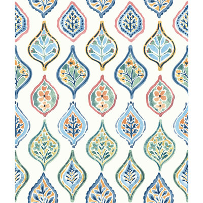 Marketplace Motif Pre-Pasted Floral