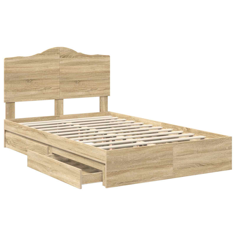 Bed, Sonoma Oak, Small Double (4')