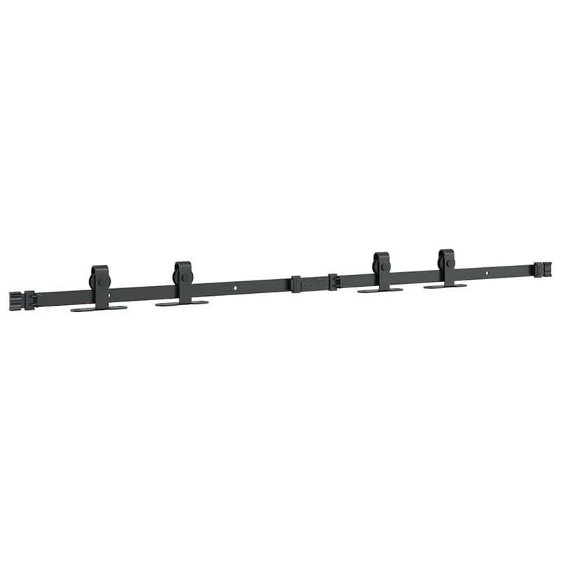 Afet Mini Sliding Barn Door Push, 122cm, Black