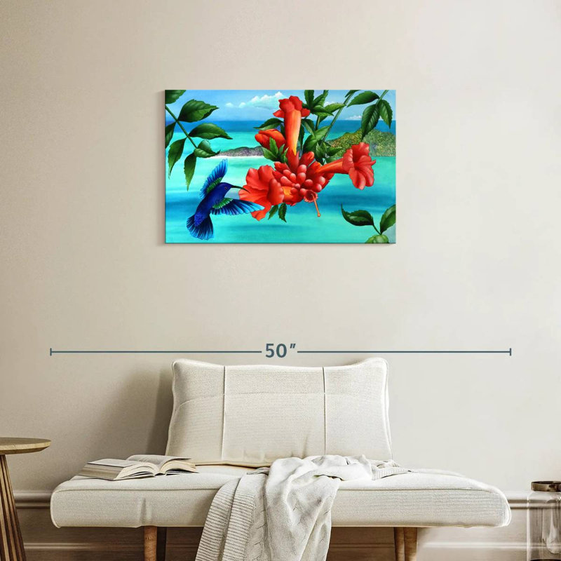 Exotic Afternoon Delight, 20" H x 30" W