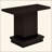 Engineered Wood Pedestal Console Table