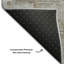 Tapis abstrait lavable à la machine de qualité supérieure AMF989-2094941467