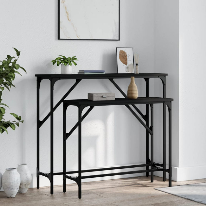 95cm Console Table, Black
