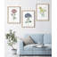 «Blooming Hydrangea» par déclaration sur toile encadrée-464007993