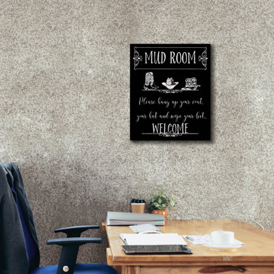 «Mud Room-d» par Jean Plout, art mural sur toile, 20 po x 24 po