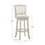 Tabouret de bar et de comptoir pivotant Jovie-219737328-219737331-219737329