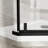 -Angle Shower Door 36X36x72 - Matte Black, Clear Tempered Glass, 304 Stainless Steel Pan Head Screws 72 In. 36X36, Lag-124961310