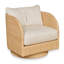 Linen Swivel Chair
