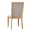 Ensemble de salle à manger de ferme 5 pièces, table ronde extensible pour la cuisine avec rallonge amovible de 18 pouces et 4 chaises de salle à manger rembourrées-1009026265