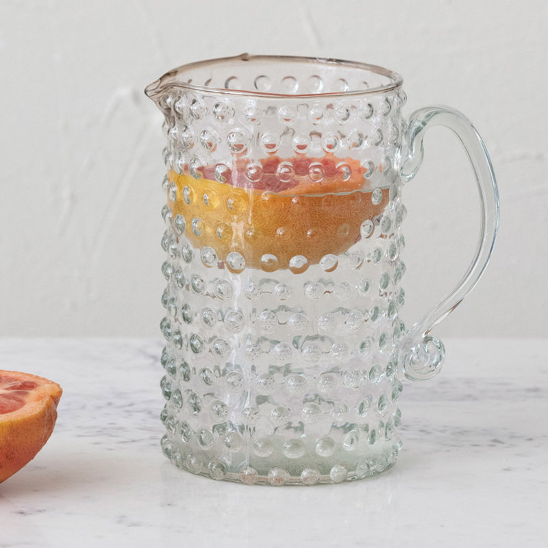 Pichet en verre soufflé à la main Arcana