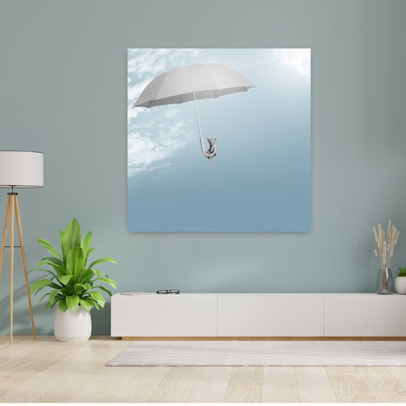 «Riding The Skies», art urbain contemporain, H 48 po x l 48 po