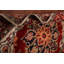 Tapis oriental traditionnel fait à la main en laine rouge 8 x 10
