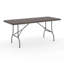 Table rectangulaire pliable en plastique avec poignée de transport Noah-26400194