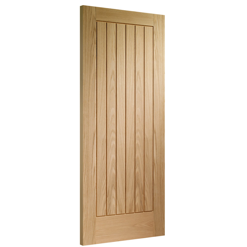 Mexicano Internal Door, 204cm H x 82.6cm W x 4cm D, Pre-finished Oak