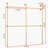 Industrial Pipe Clothing Rack Heavy Duty Metal Garment Rack With Double Hanging Rods Wall Mounted Space Saving Clothes Display Rack-2092112870