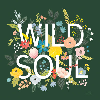" Wild Garden I Green " by Laura Marshall