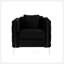 Ensemble de salon avec causeuse en velours noir-2137290724-2137290726